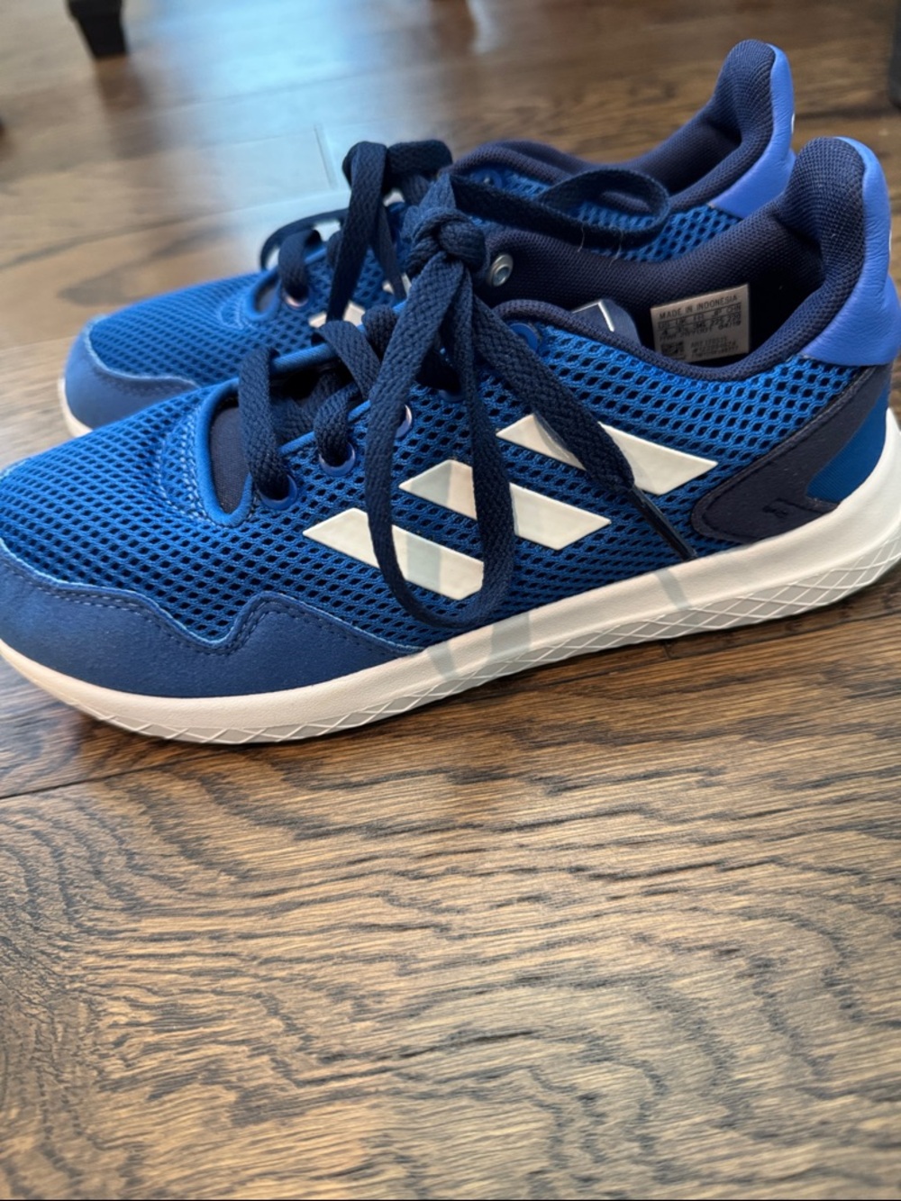 Kids Blue Athletic Sneakers -Adidas